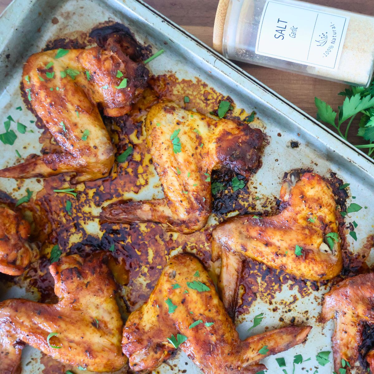 Oven Baked Whole Chicken Wings - Recipe photo by goldengracekitchen