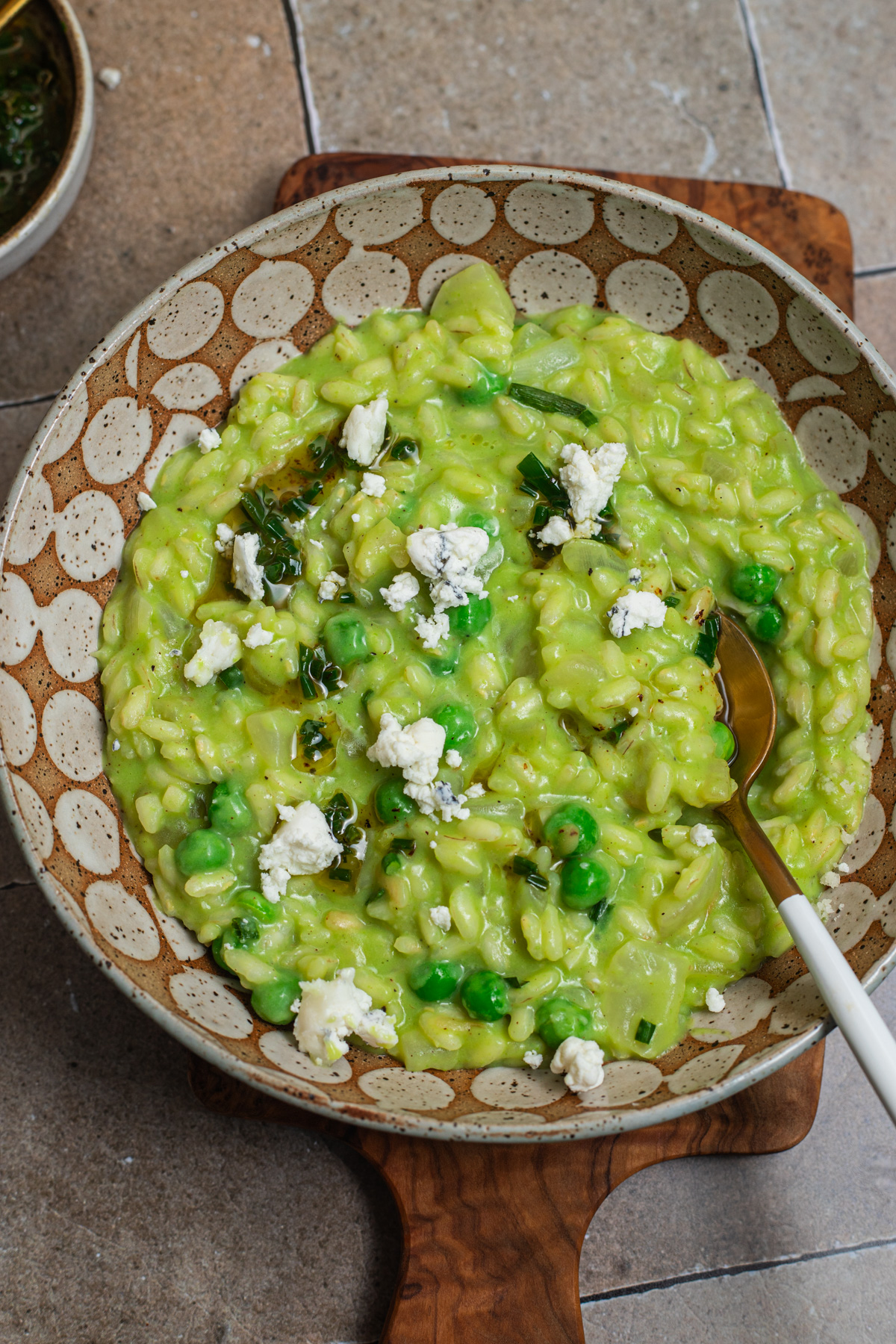 Brown Butter Spring Pea Risotto - Recipe photo by homecookingcollective
