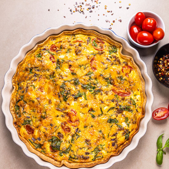 Protein Tortilla Quiche - Recipe photo by thatproteinlife