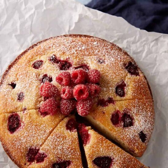Raspberry Ricotta Cake - Recipe photo by Barbara Curry
