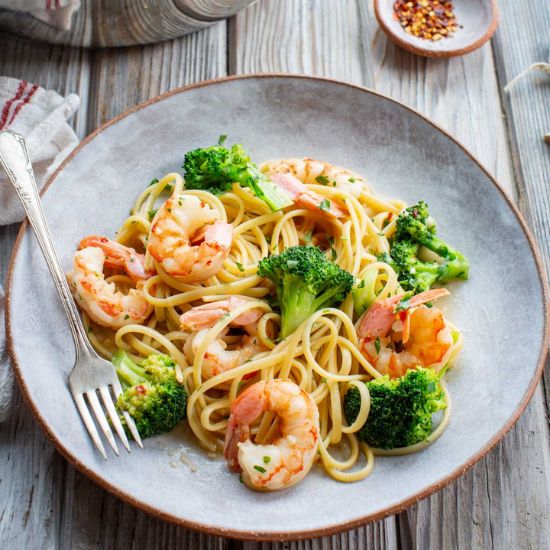 Shrimp and Broccoli Pasta - Recipe photo by ColeyCooks