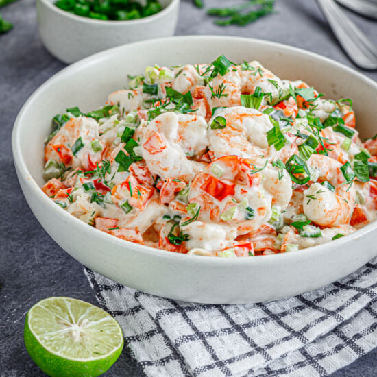 Cold Shrimp Salad for Summer - Recipe photo by Priyanka DK