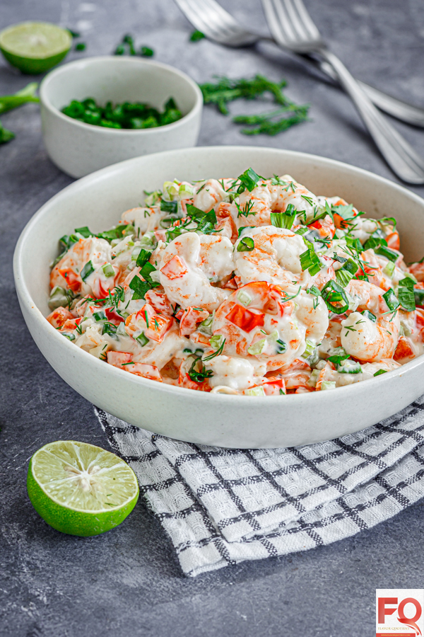 Cold Shrimp Salad for Summer - Recipe photo by Priyanka DK
