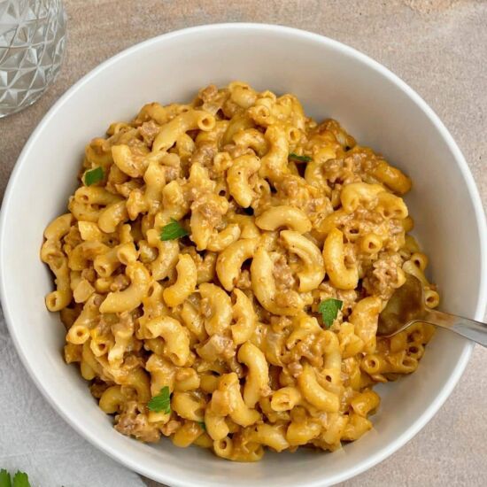 Vegan Hamburger Helper - Recipe photo by serenetrail