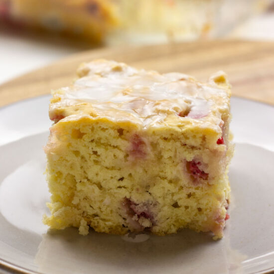 Strawberry Butter Swim Biscuits - Recipe photo by Wee Little Vegans