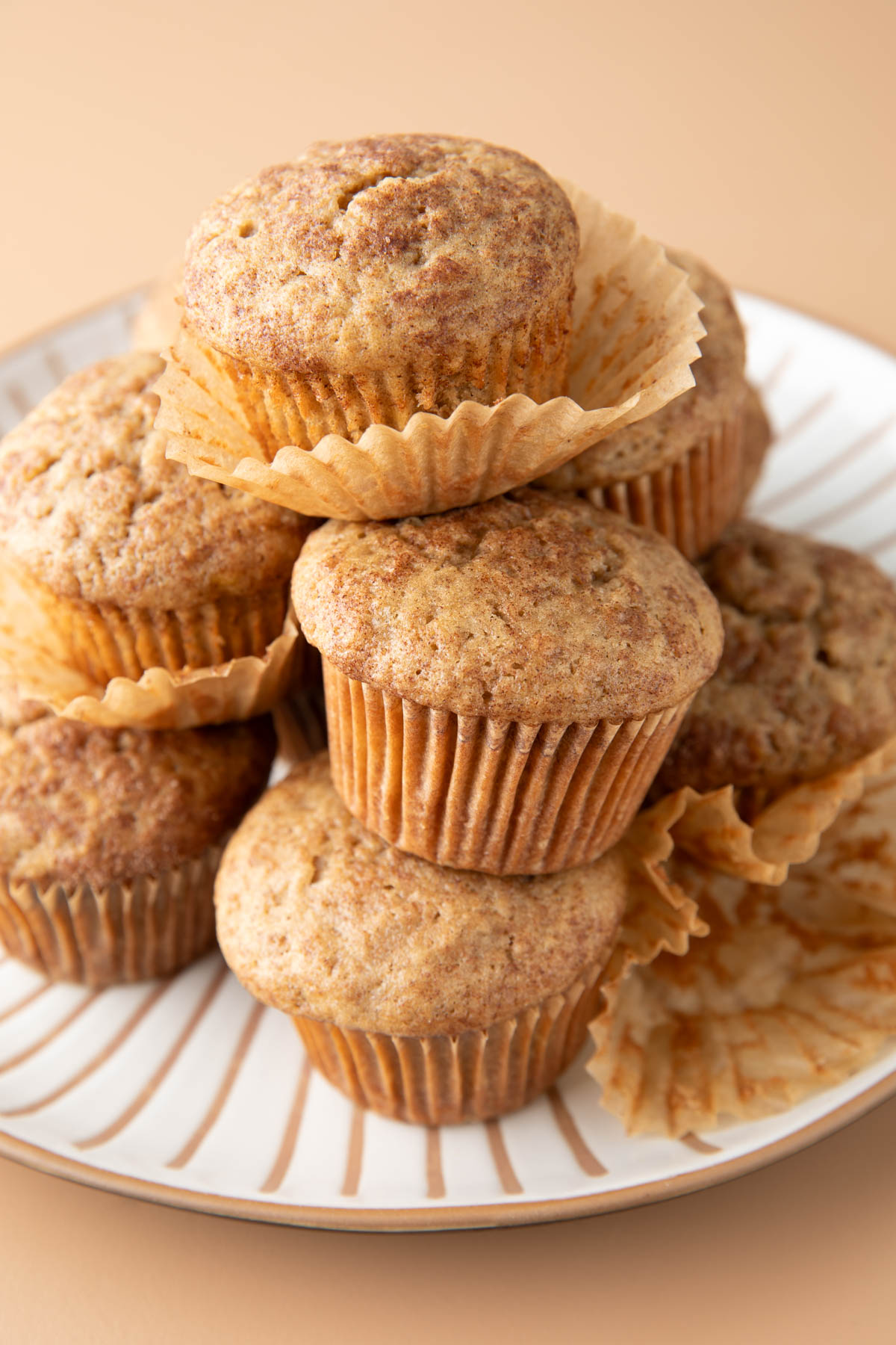 Banana Applesauce Muffins - Recipe photo by peasandcrayons