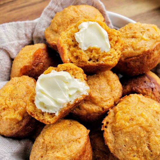 Cheddar Cheese Cornbread Muffins - Recipe photo by homebodyeats