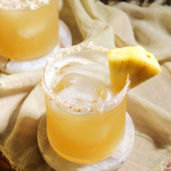 Pineapple Coconut Water Mocktail - Recipe photo by thecandidcooks