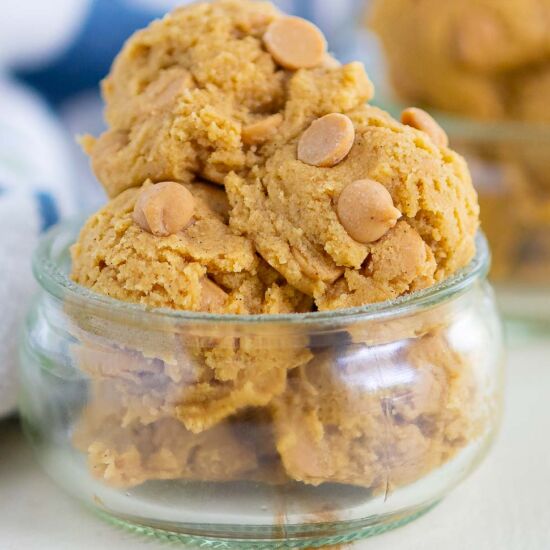 Edible Peanut Butter Cookie Dough - Recipe photo by pumpkinnspice
