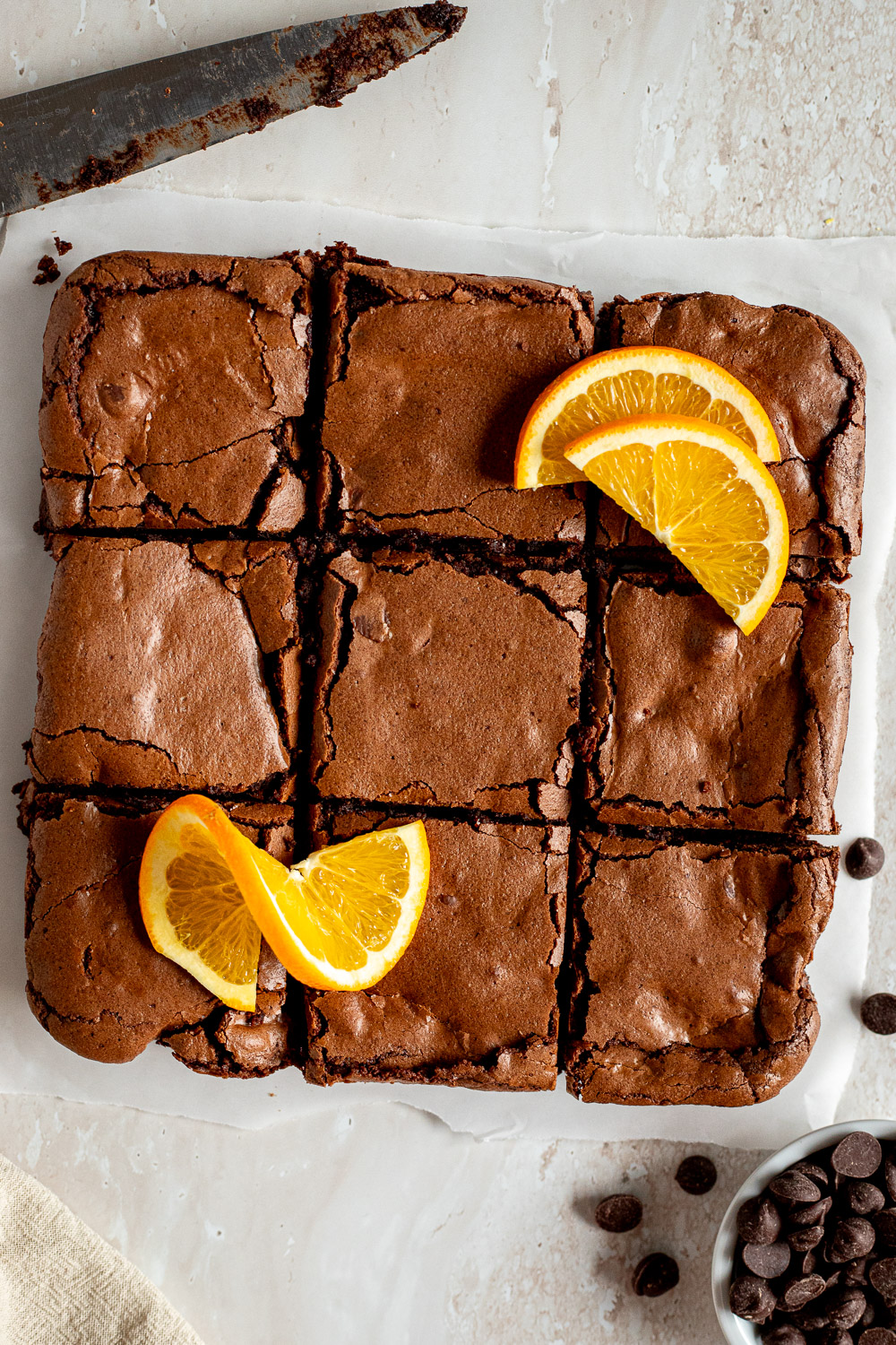 Flourless Chocolate Orange Brownies - Recipe photo by pumpkinandpavlova