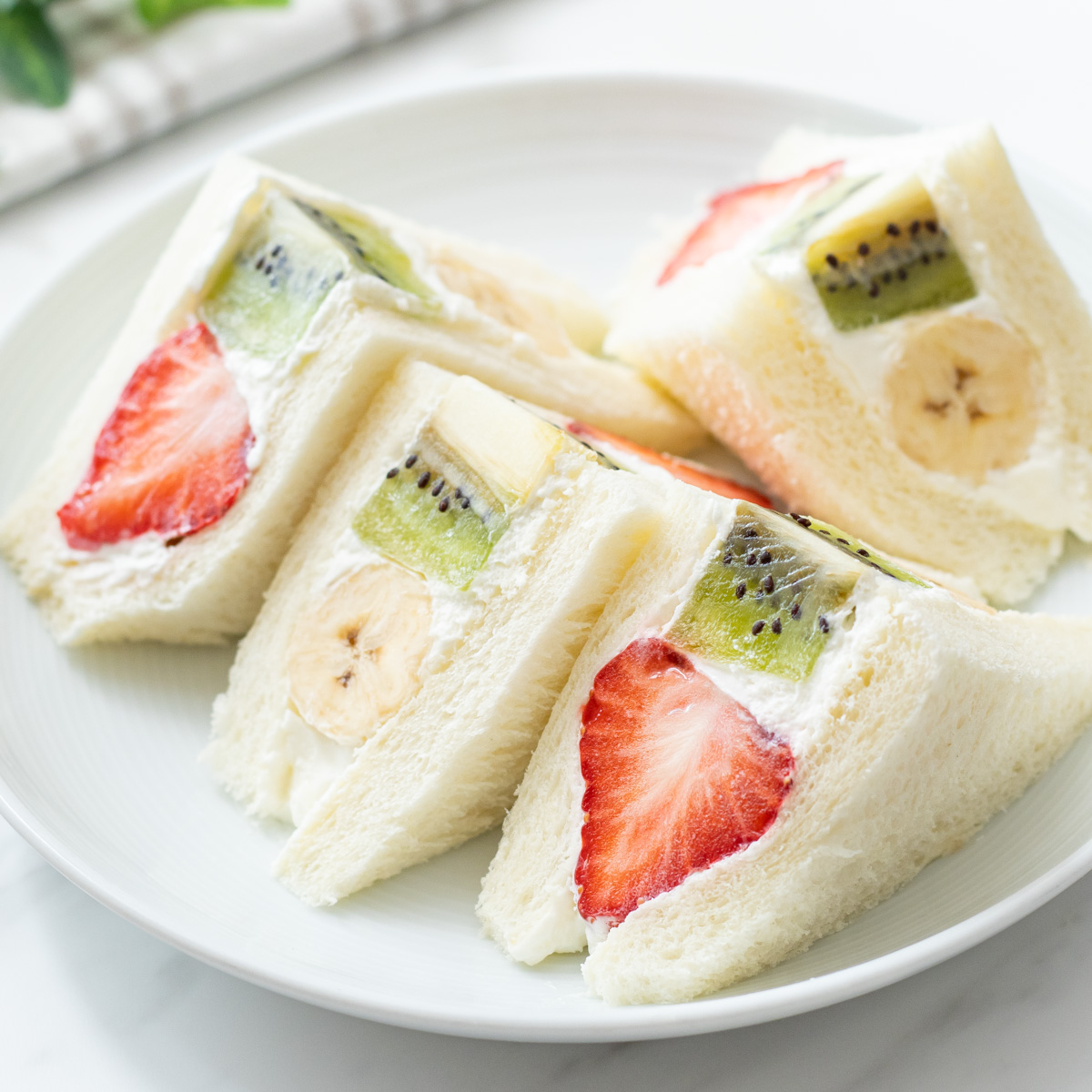 Japanese Fruit Sandwich - Recipe photo by Umami Pot