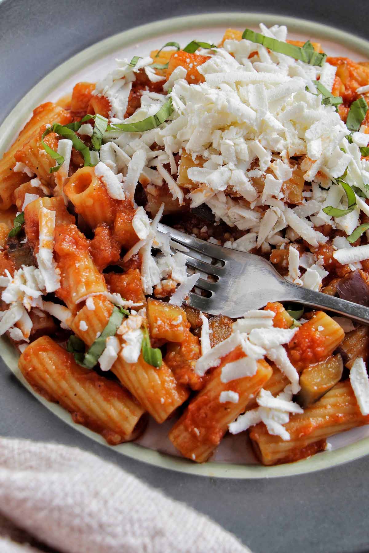Italian Pasta alla Norma - Recipe photo by homebodyeats