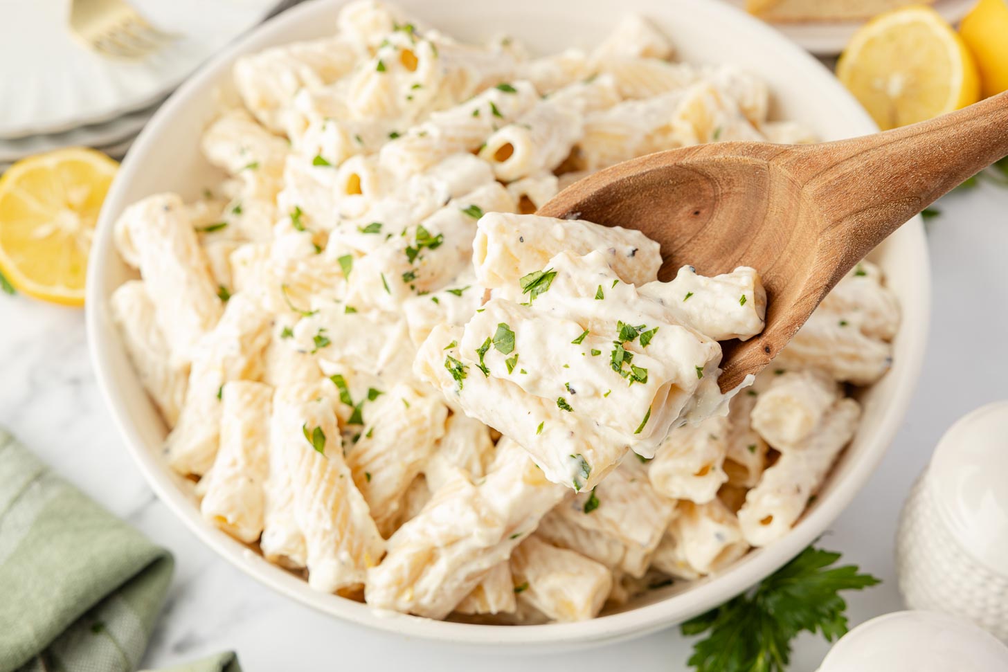 Lemon Ricotta Pasta - Recipe photo by pumpkinnspice