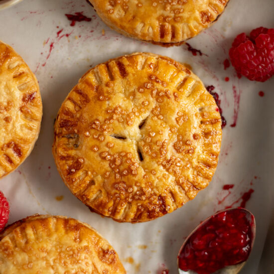 Mini Raspberry Hand Pies - Recipe photo by pumpkinandpavlova