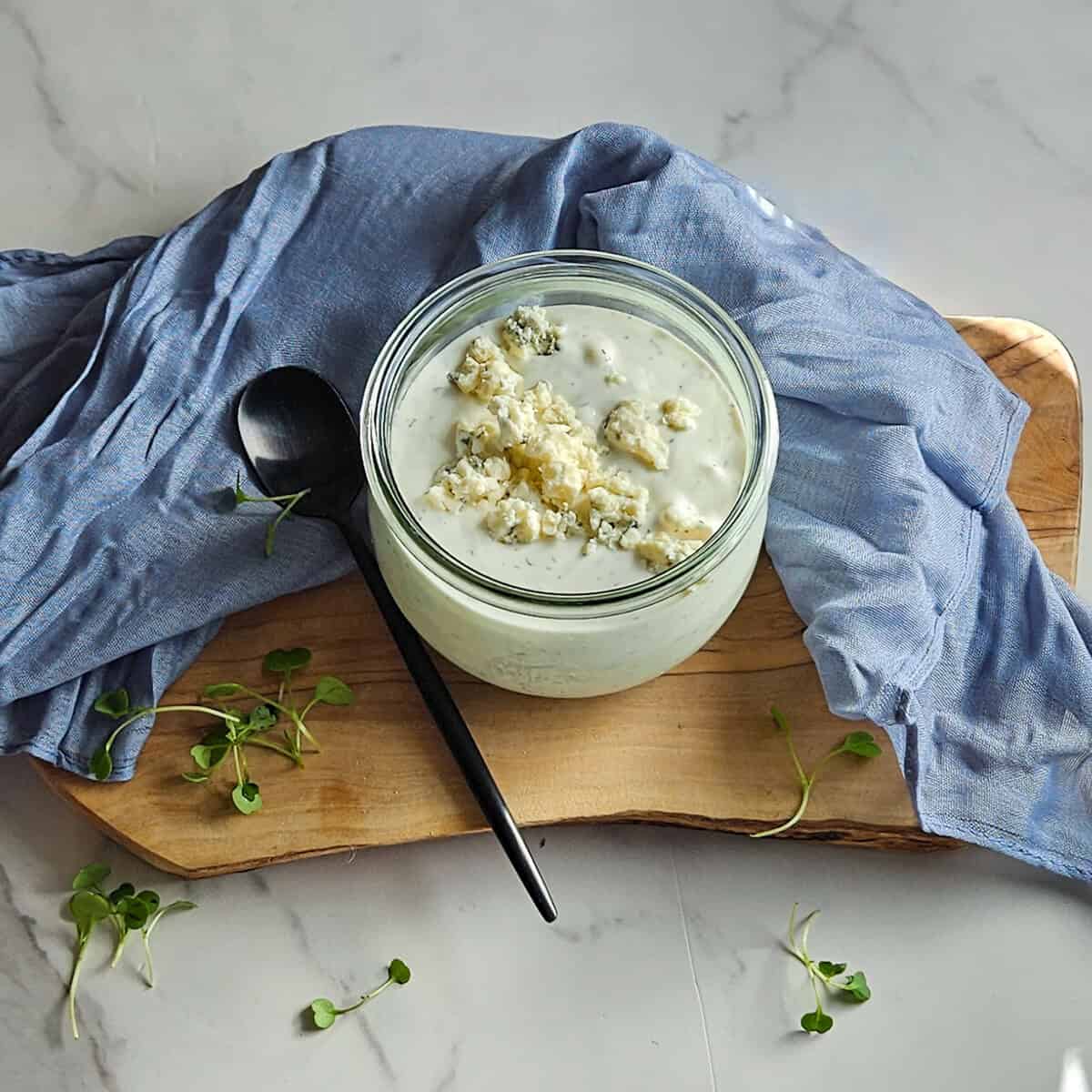 Creamy Blue Cheese Dressing - Recipe photo by seasonstwotaste
