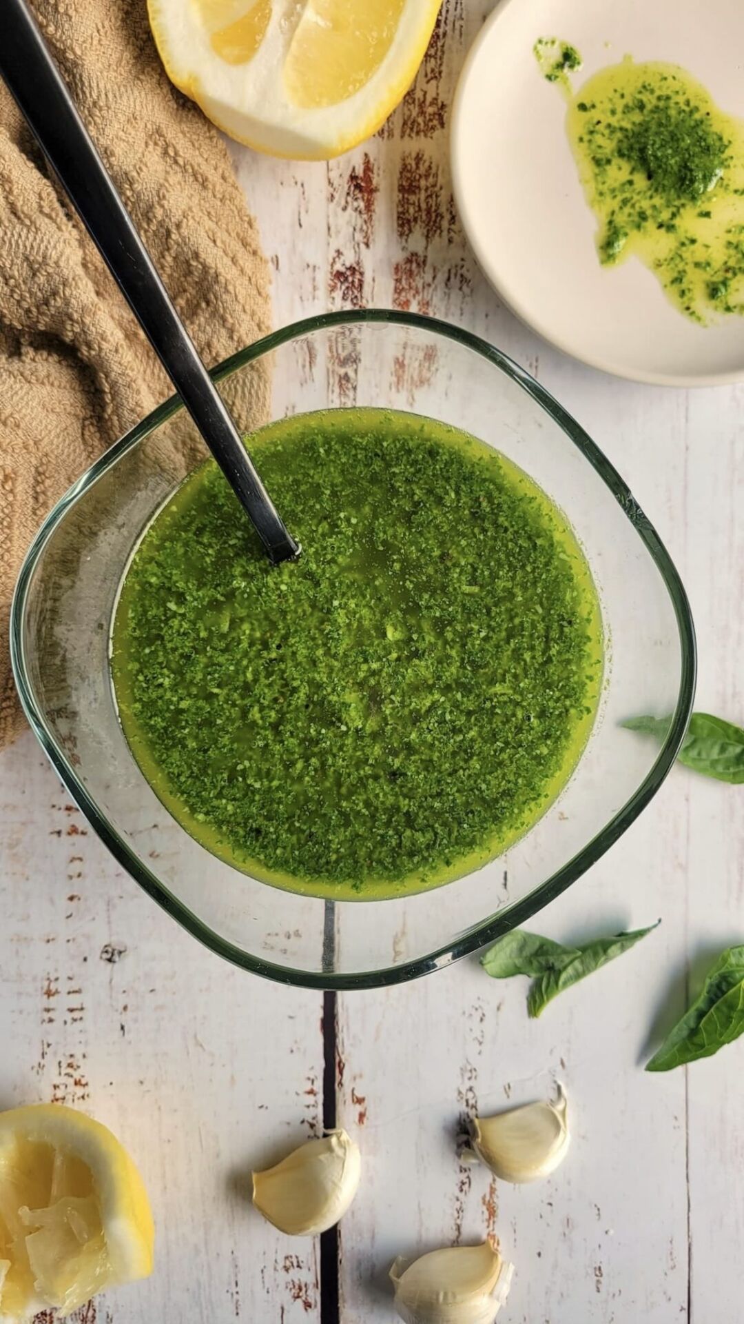 Nut-Free Pesto - Recipe photo by Hip Hip Gourmet