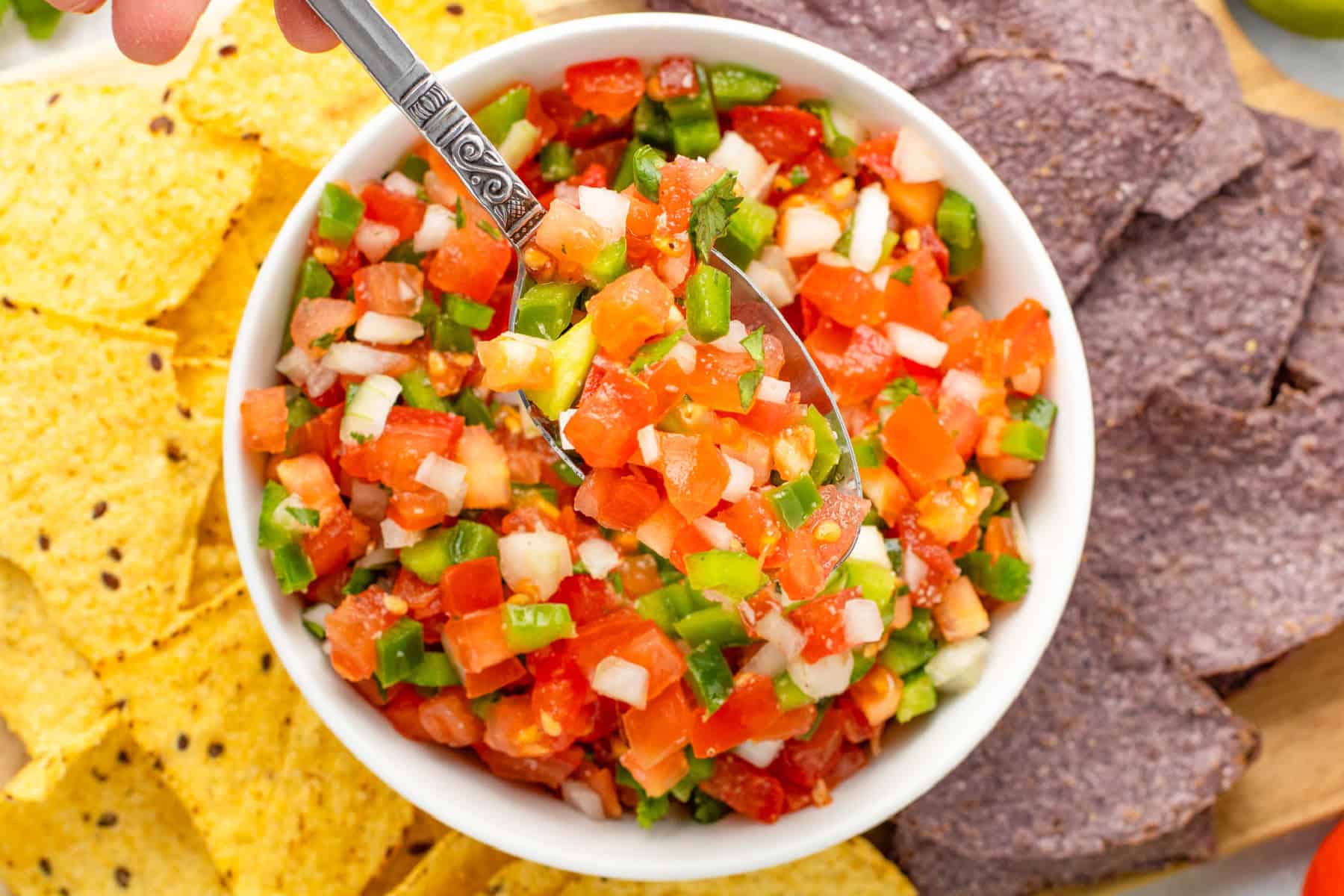 Easy Pico De Gallo - Recipe photo by OnMyKidsPlate