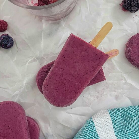 Greek Yogurt Fruit Pops - Recipe photo by Hip Hip Gourmet