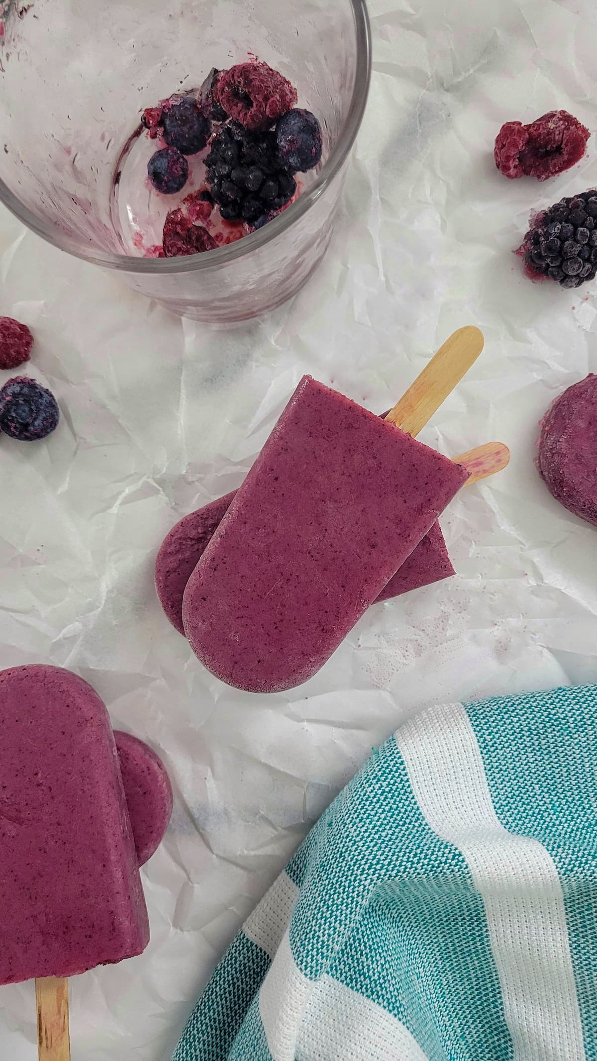 Greek Yogurt Fruit Pops - Recipe photo by Hip Hip Gourmet