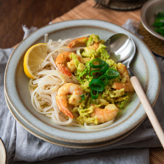 Shrimp Curry with Coconut Milk - Recipe photo by zesttangerine