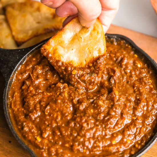 Salsa Tatemada (Charred Salsa) - Recipe photo by becoming you with julie