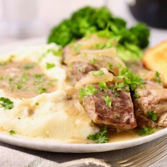 Slow Cooker Country Style Ribs - Recipe photo by Grits and Pinecones