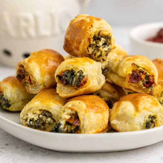Mediterranean Puff Pastry Appetizer - Recipe photo by Flavorful Eats