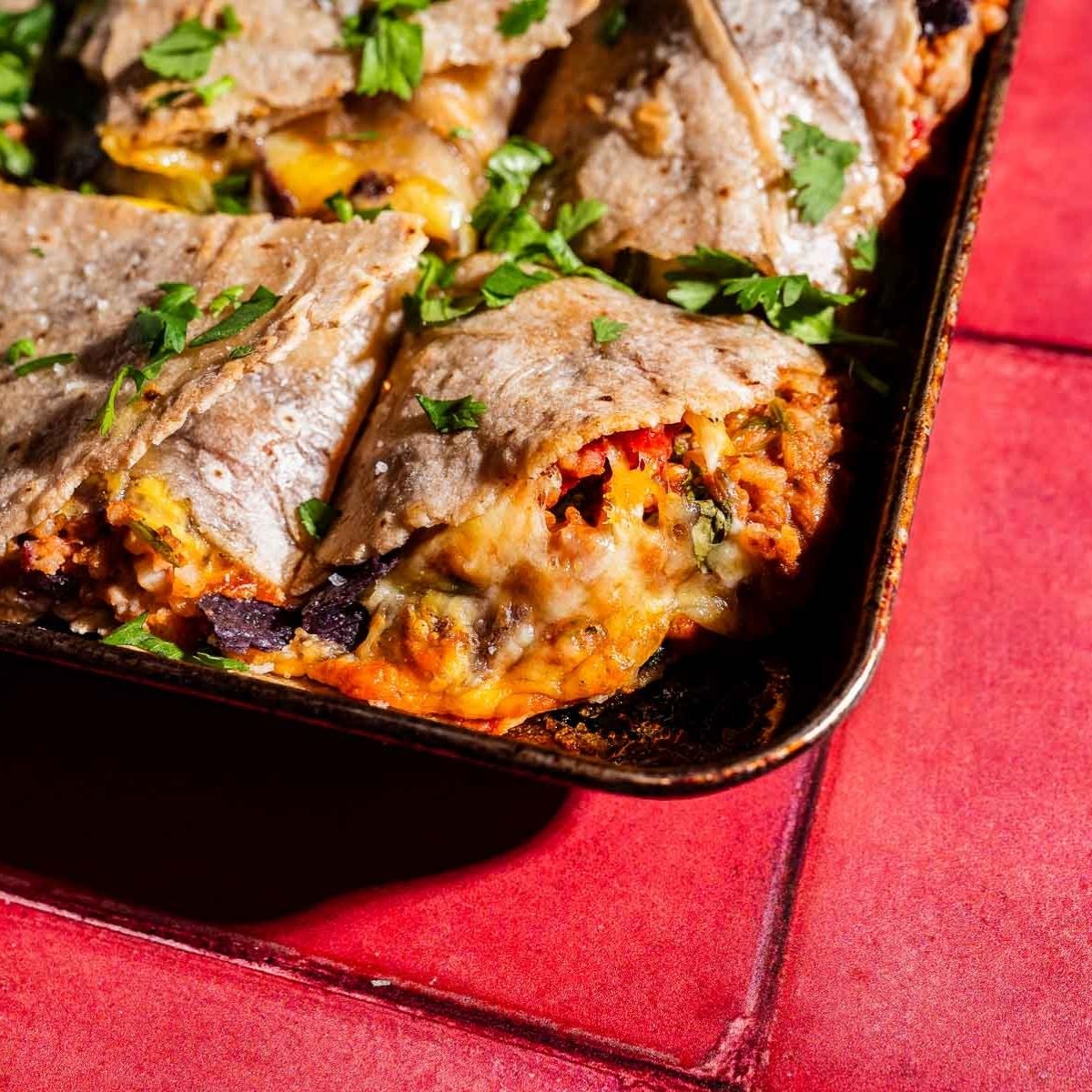Sheet Pan Crunchwrap Quesadillas - Recipe photo by moon and spoon and yum.