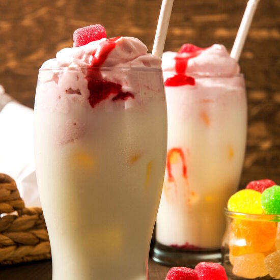 Whipped Strawberry Milk - Recipe photo by inthekitchnet