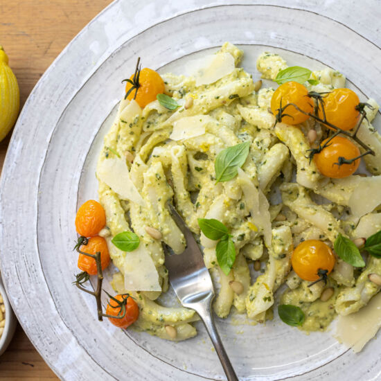 Zesty & Creamy Lemon Pesto - Recipe photo by a zest for life
