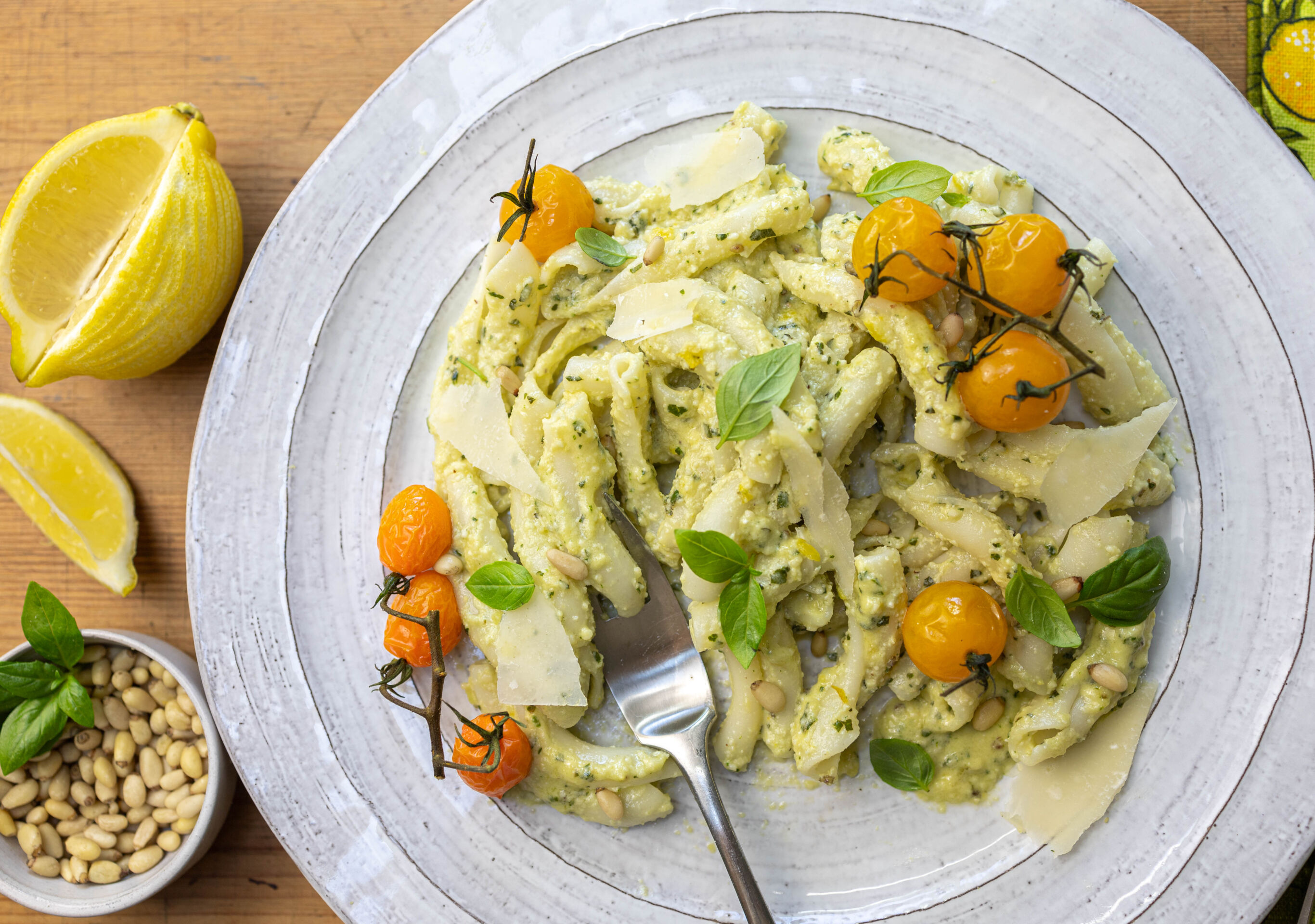 Zesty & Creamy Lemon Pesto - Recipe photo by a zest for life