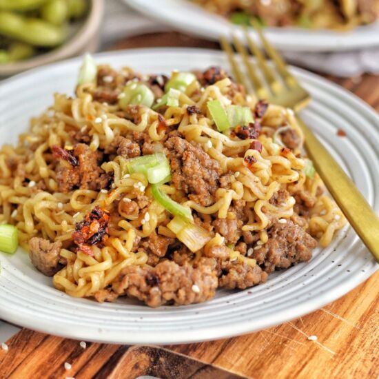 Easy Mongolian Ground Beef Noodles - Recipe photo by Ereese