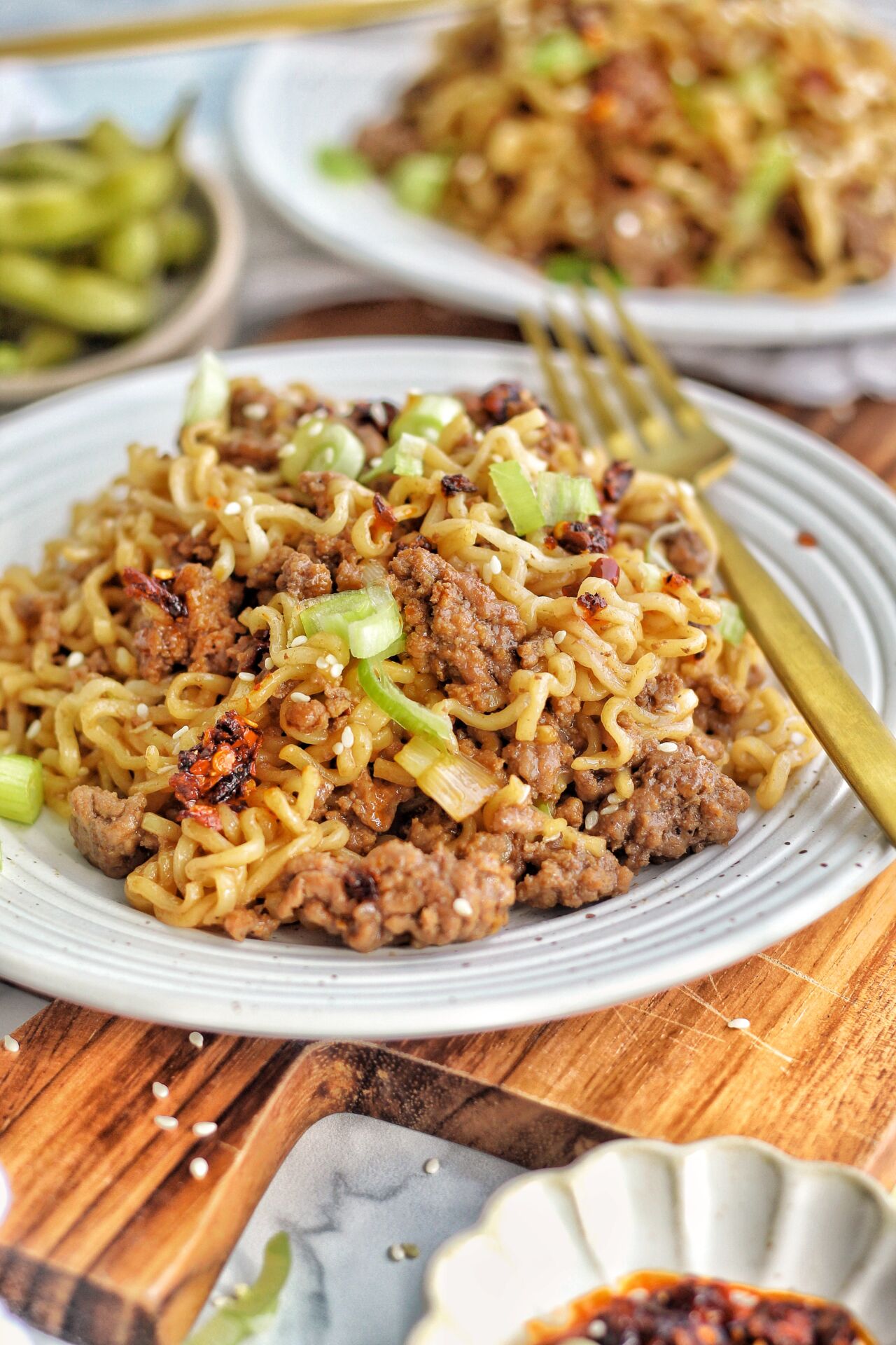 Easy Mongolian Ground Beef Noodles - Recipe photo by Ereese