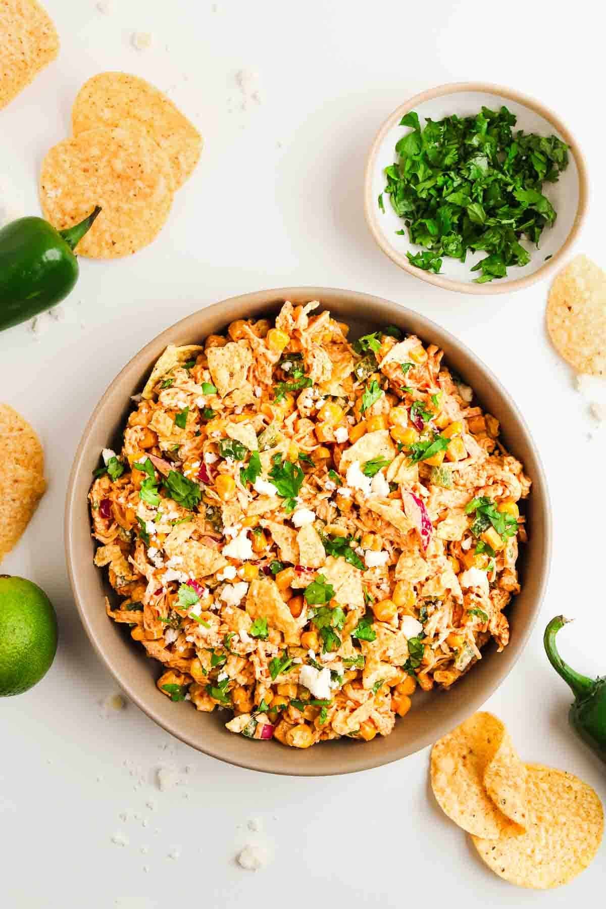 Mexican Street Corn Chicken Salad - Recipe photo by ImmigrantsTable