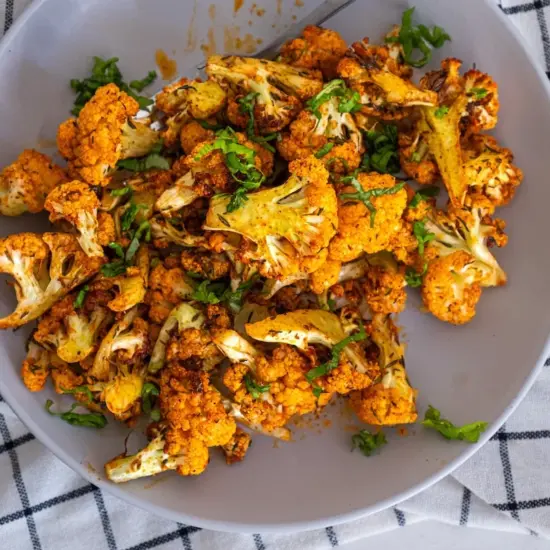 Air Fryer Cauliflower - Recipe photo by One Hungry Bunny