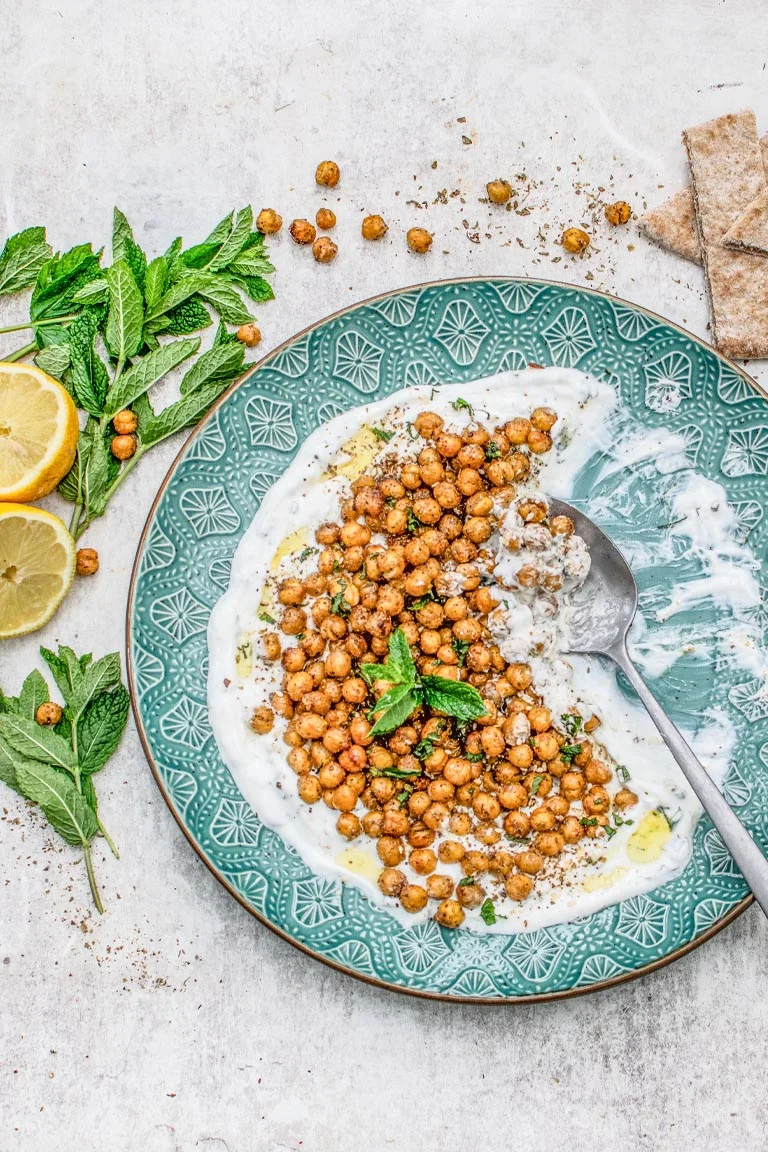 Crispy Air Fryer Chickpeas - Recipe photo by theflexitarian