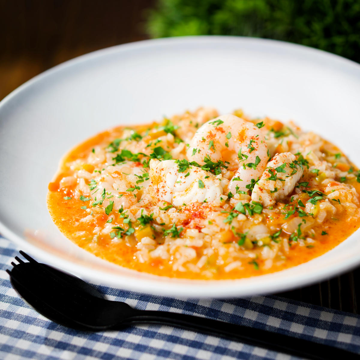 Arroz de Tamboril: Monkfish Rice - Recipe photo by Brian Jones
