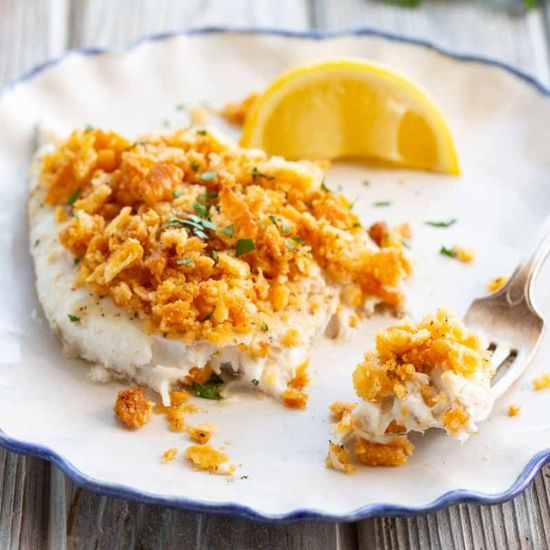 Baked Fish with Ritz Crackers - Recipe photo by ColeyCooks