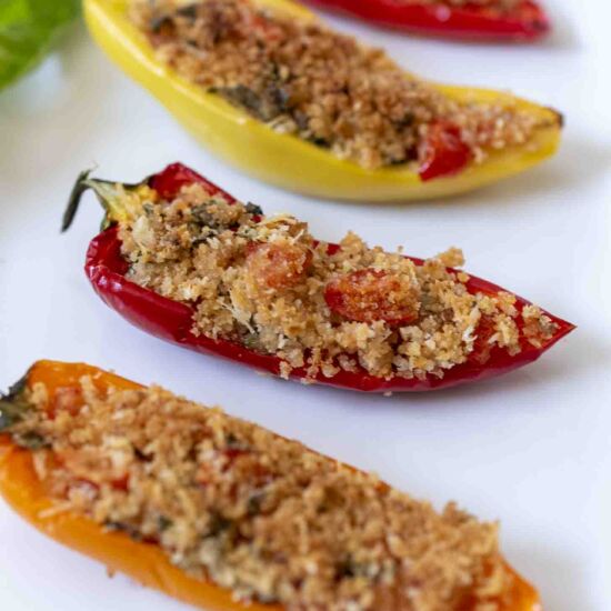 Breadcrumb & Parmesa Mini Peppers - Recipe photo by culinaryginger