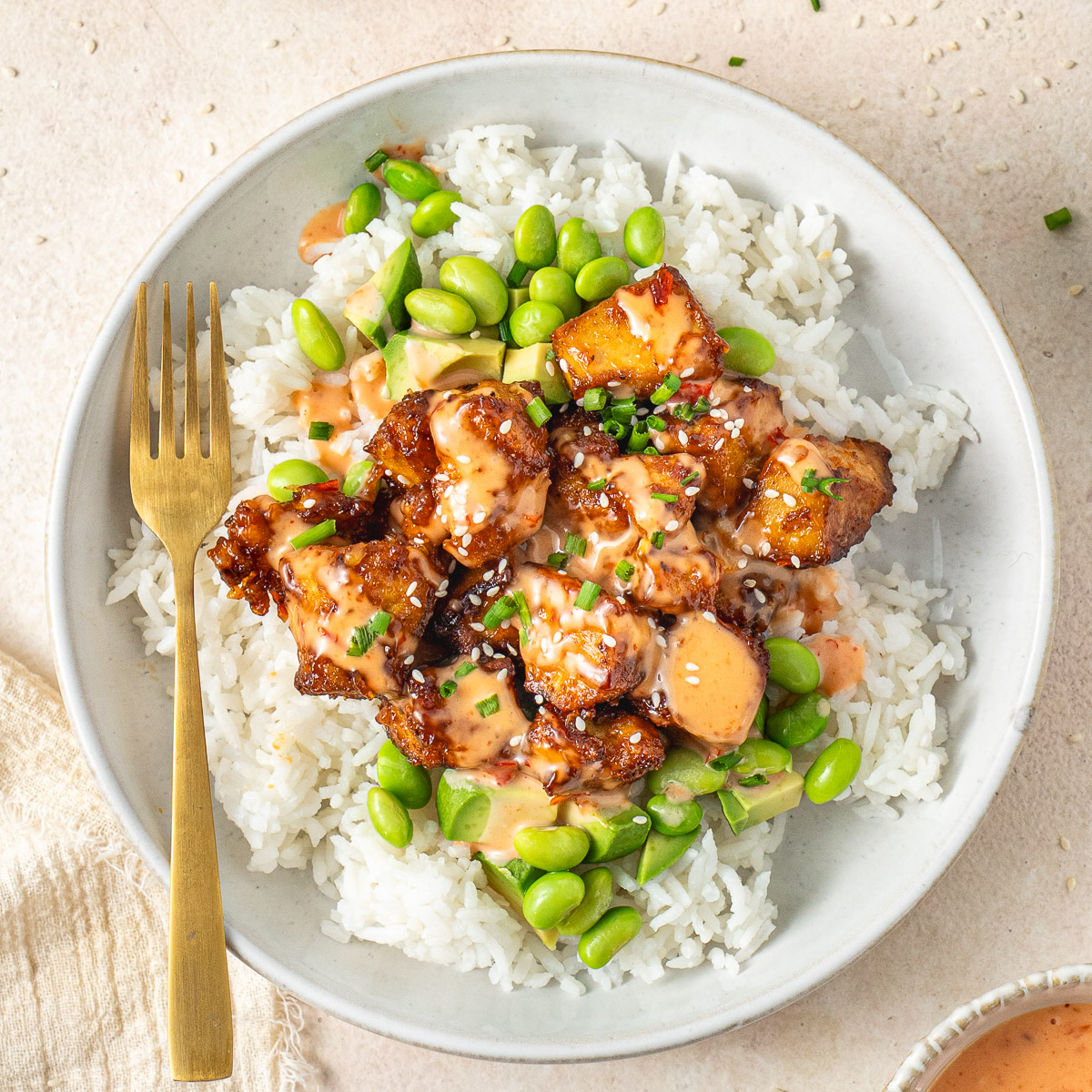 Bang Bang Tofu - Recipe photo by eightforestlane