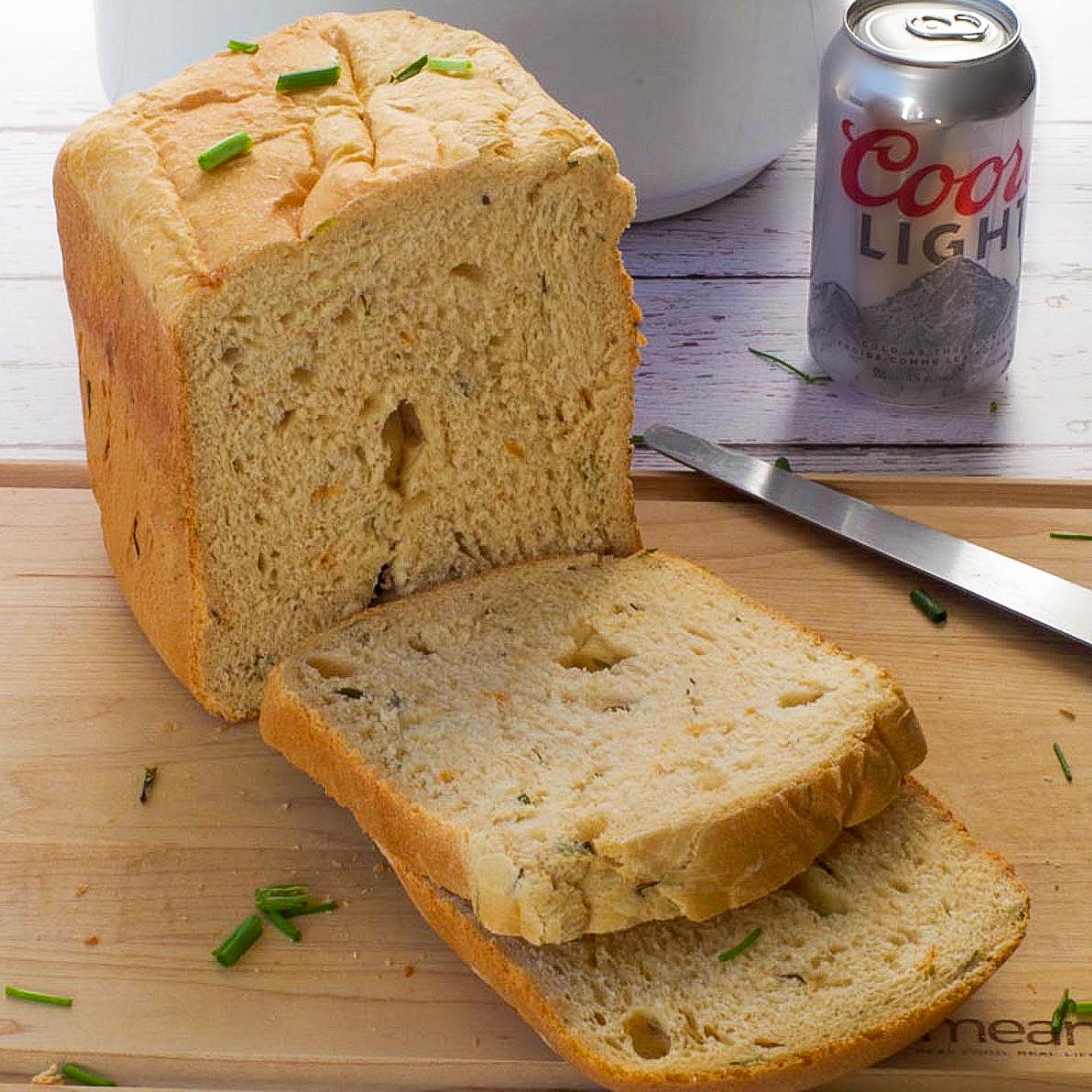 Bread Machine Beer Cheese Bread - Recipe photo by Food Meanderings