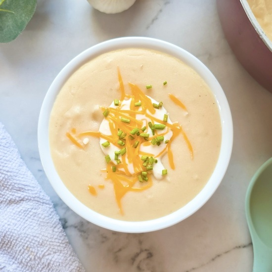 Best 4 Ingredient Potato Soup - Recipe photo by TheButteryFairytale
