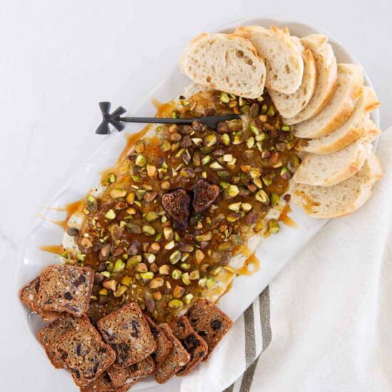 Boursin Fig Dip with Pistachios - Recipe photo by I Heart Naptime
