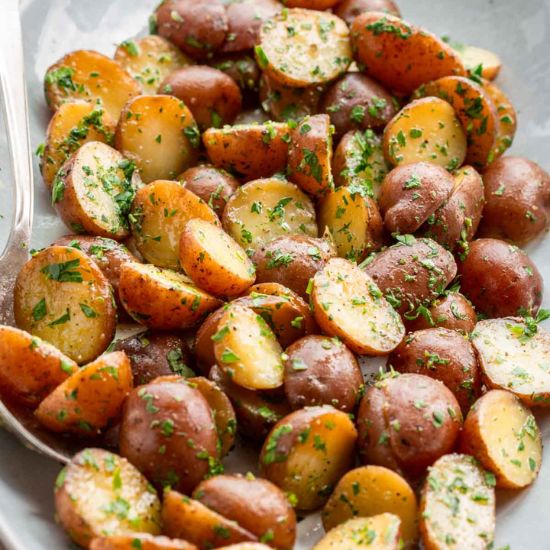Buttered Parsley Potatoes - Recipe photo by ColeyCooks
