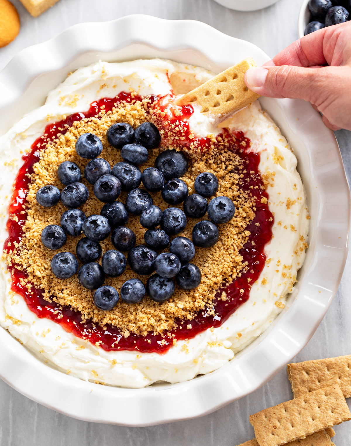 Cheesecake Dip - Recipe photo by TheCozyCook