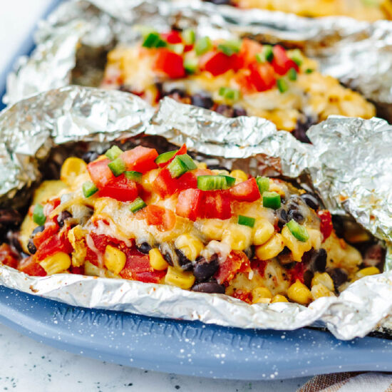Fiesta Chicken Foil Packets - Recipe photo by The Cookin Chicks