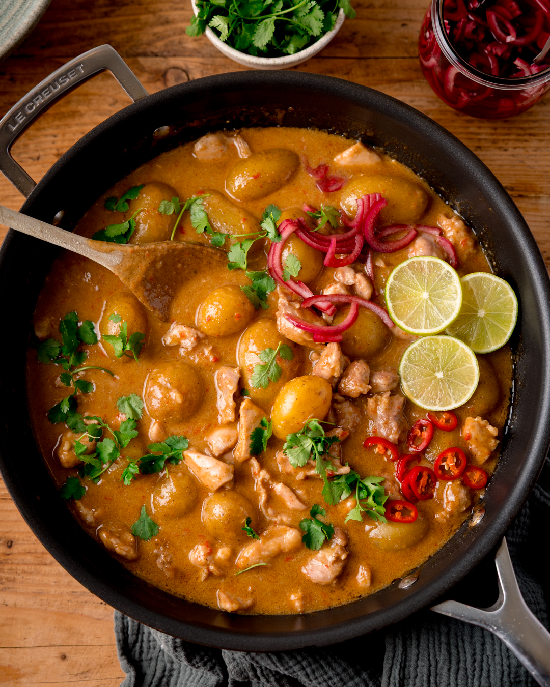 Massaman Chicken Curry - Recipe photo by KitchenSanctuary