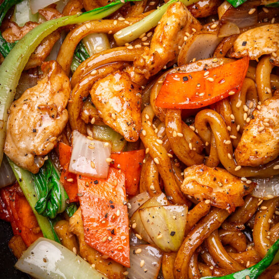 Chicken Udon Noodles - Recipe photo by cookingwithlei