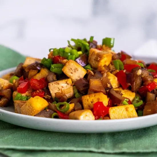 Chinese Eggplant and Tofu - Recipe photo by One Hungry Bunny