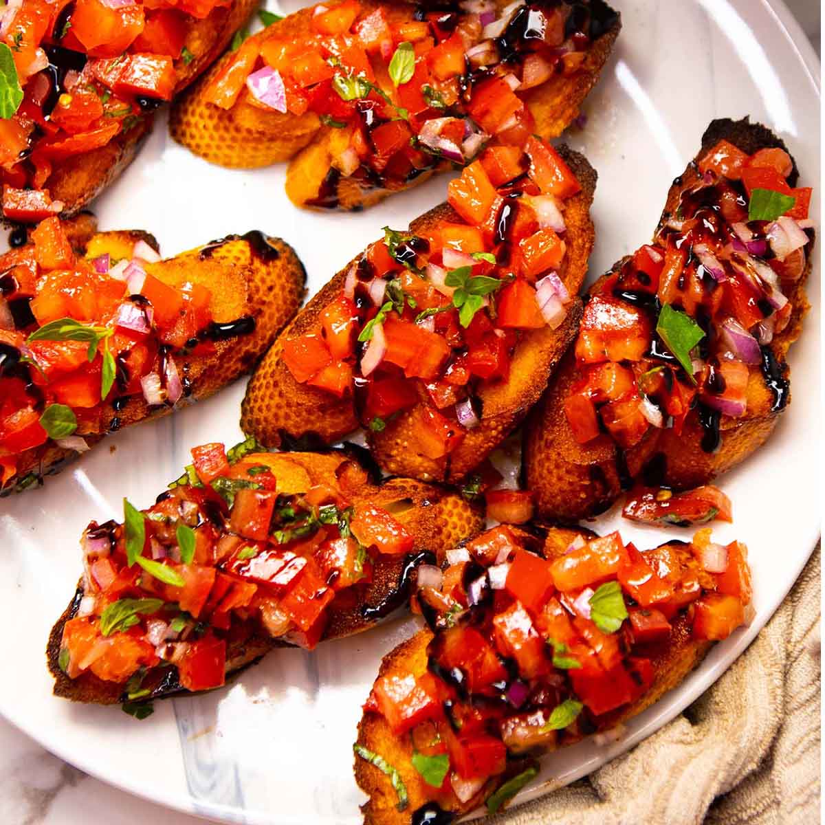 Tomato Bruschetta - Recipe photo by Absolute Foodie